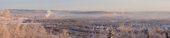 Winter View of Fairbanks